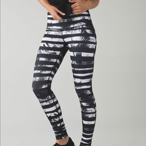 Lululemon “shady palm” high waisted leggings